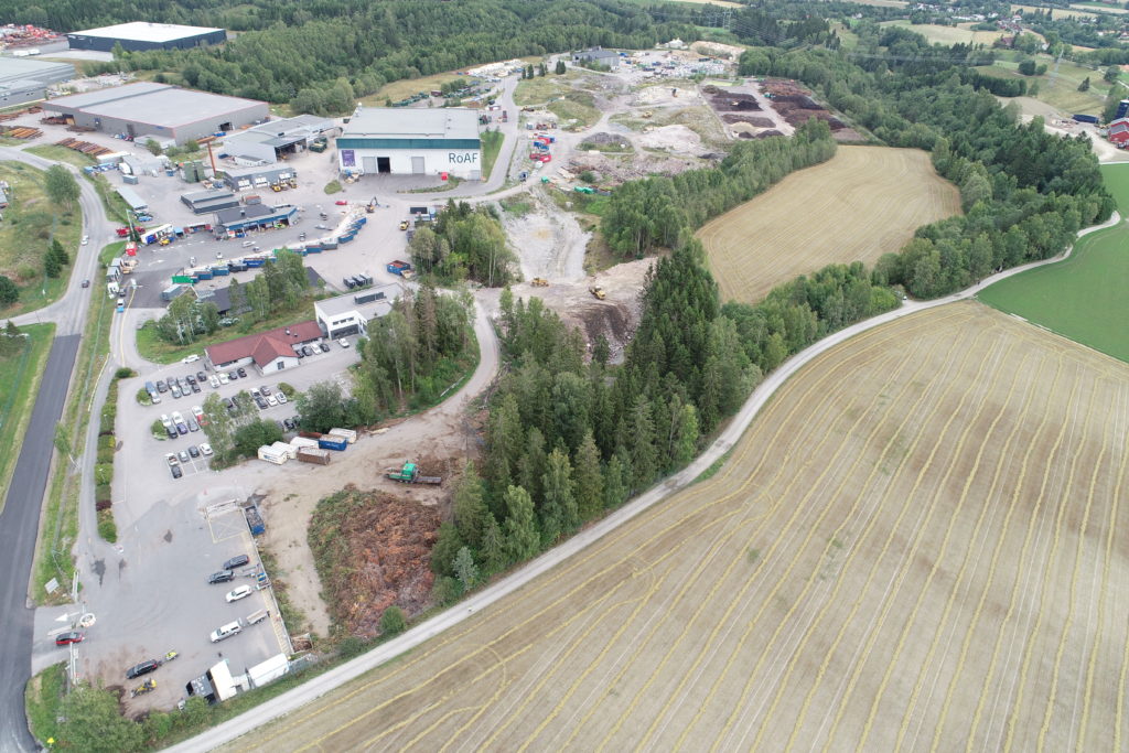 dronefoto hele Skedsmo