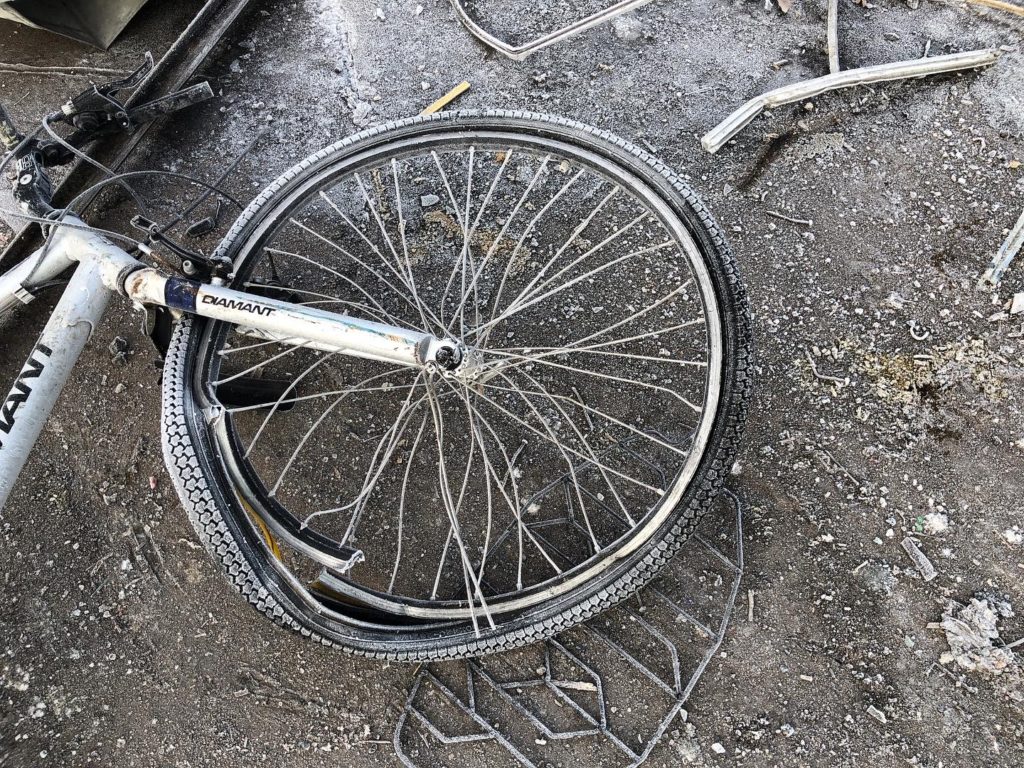 Ødelagt sykkel